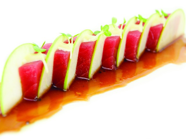 Tuna Apple Sashimi